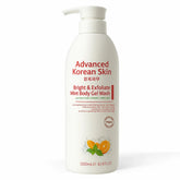 Advanced Korean Skin Bright & Exfoliate Mint Body Gel Wash (WHITE) 1200ML