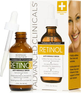Advanced Clinicals Retinol Serum - Anti-Wrinkle Formula with Squalane, Green Tea & Vitamin E for All Skin Types - Hydrating & Firming Moisturizer - 52ml