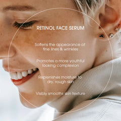 Advanced Clinicals Retinol Serum - Anti-Wrinkle Formula with Squalane, Green Tea & Vitamin E for All Skin Types - Hydrating & Firming Moisturizer - 52ml