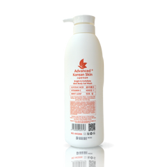 Advanced Korean Skin Bright & Exfoliate Mint Body Gel Wash (WHITE) 1200ML