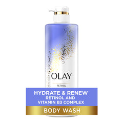 Olay Retinol Body Wash Tone Brightening Exfoliation 20 fl oz 591mL Info