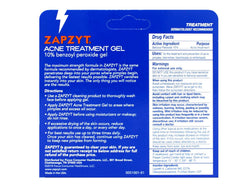 ZAPZYT Acne Treatment Gel Maximum Strength 10% Benzoyl Peroxide Acne Spot Treatment 1 oz