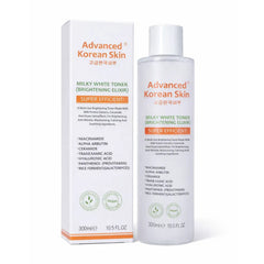 Advanced Korean Skin Milky White Toner (Brightening Elixir) 300ml / 10.5 fl.oz – Super Efficient Brightening & Hydrating Toner