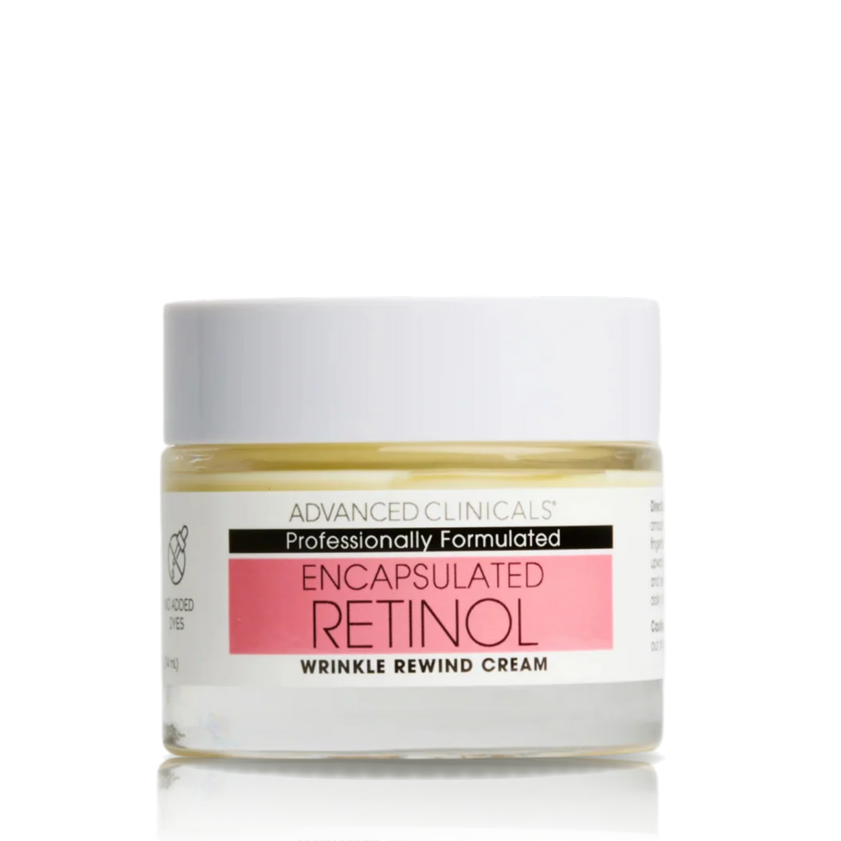 Advanced Clinicals, Encapsulated Retinol, Wrinkle Rewind Cream, 2.5 fl oz (74 ml)