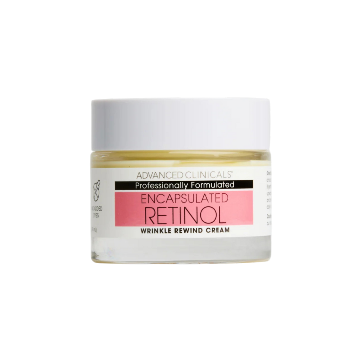 Advanced Clinicals, Encapsulated Retinol, Wrinkle Rewind Cream, 2.5 fl oz (74 ml)