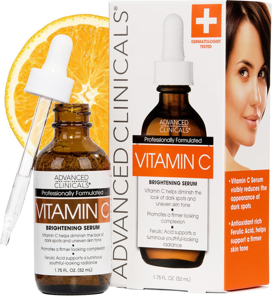 Advanced Clinicals Vitamin C Face Serum 1.75 FL Oz/ 52 mL