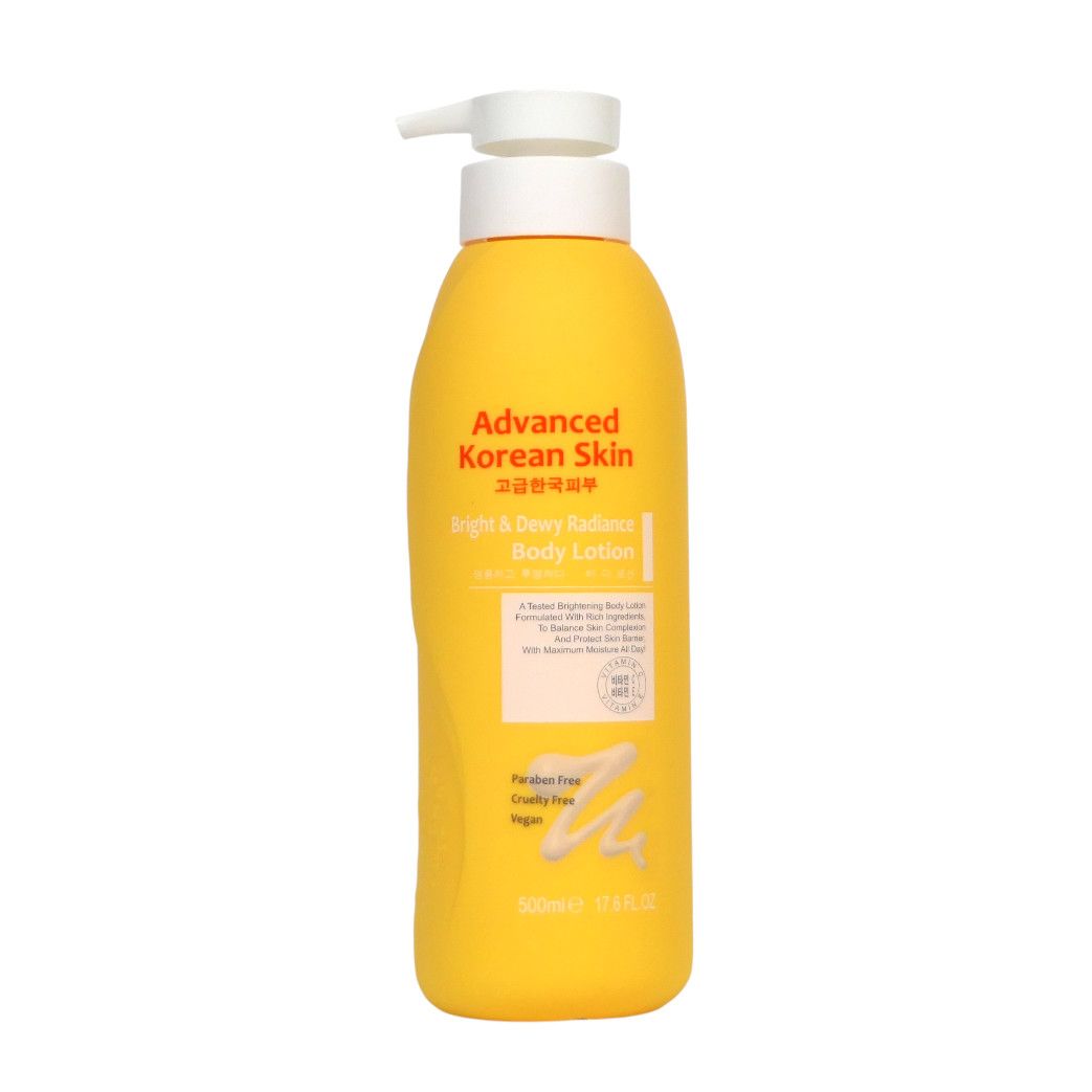 Advanced Korean Skin Bright & Dewy Radiance Body Lotion (Vitamin C) 500ml