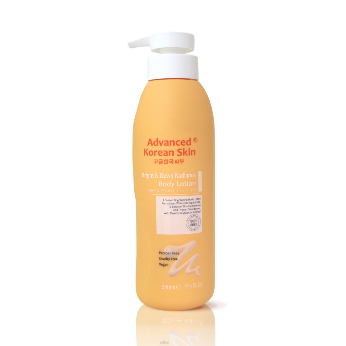 Advanced Korean Skin Bright & Dewy Radiance Body Lotion (Vitamin C) 500ml