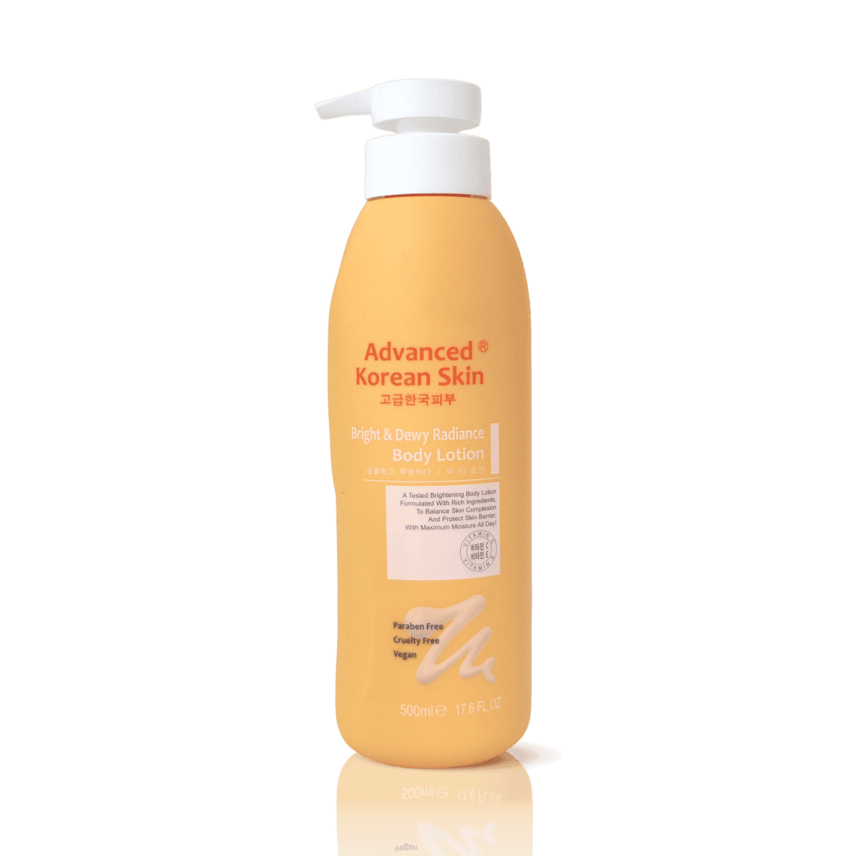 Advanced Korean Skin Bright & Dewy Radiance Body Lotion (Vitamin C) 500ml