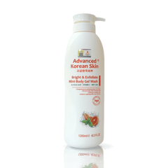 Advanced Korean Skin Bright & Exfoliate Mint Body Gel Wash (WHITE) 1200ML