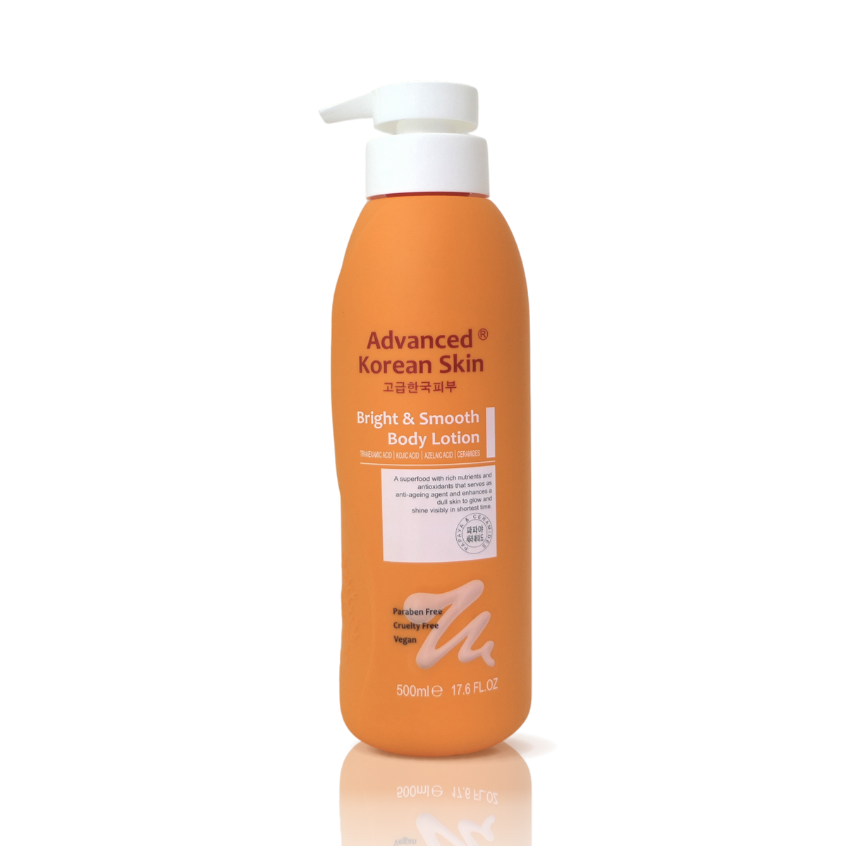 Advanced Korean Skin Bright & Smooth Body Lotion (Papaya) 500ml