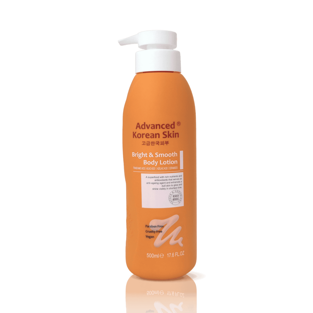 Advanced Korean Skin Bright & Smooth Body Lotion (Papaya) 500ml