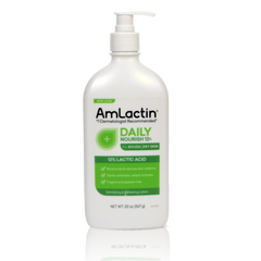 AmLactin Daily Nourish Lotion with 12% Lactic Acid AHA 20 Oz / 567 g