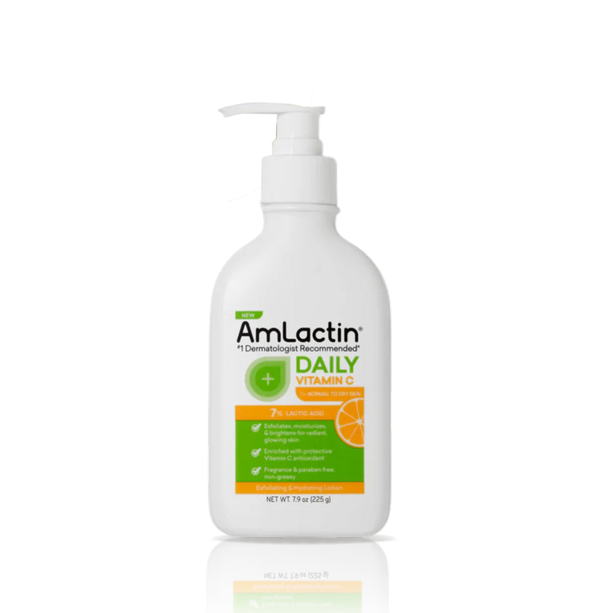 AmLactin Daily Vitamin C Lotion with 7% Lactic Acid AHA 7.9Ox / 225g