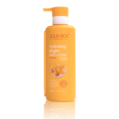 Aqua rich  Hydrating Bright Tumeric Vitamin C Brightening body lotion 500ML 17.6 FL