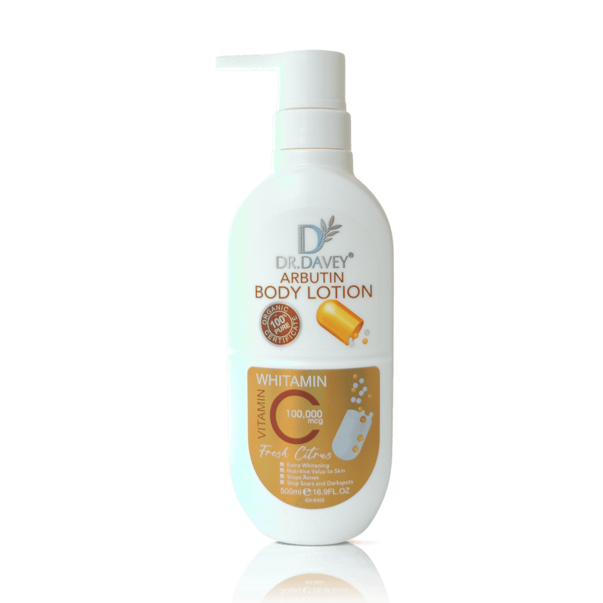 Dr. Davey Arbutin + Vitamin C Body Lotion (Fresh Citrus)