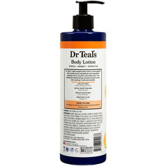 Dr Teal's Moisture Glow & Radiant Body Lotion with Vitamin C & Citrus Oil, 18Fl Oz/532Ml