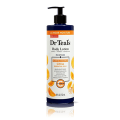 Dr Teal's Moisture Glow & Radiant Body Lotion with Vitamin C & Citrus Oil, 18Fl Oz/532Ml