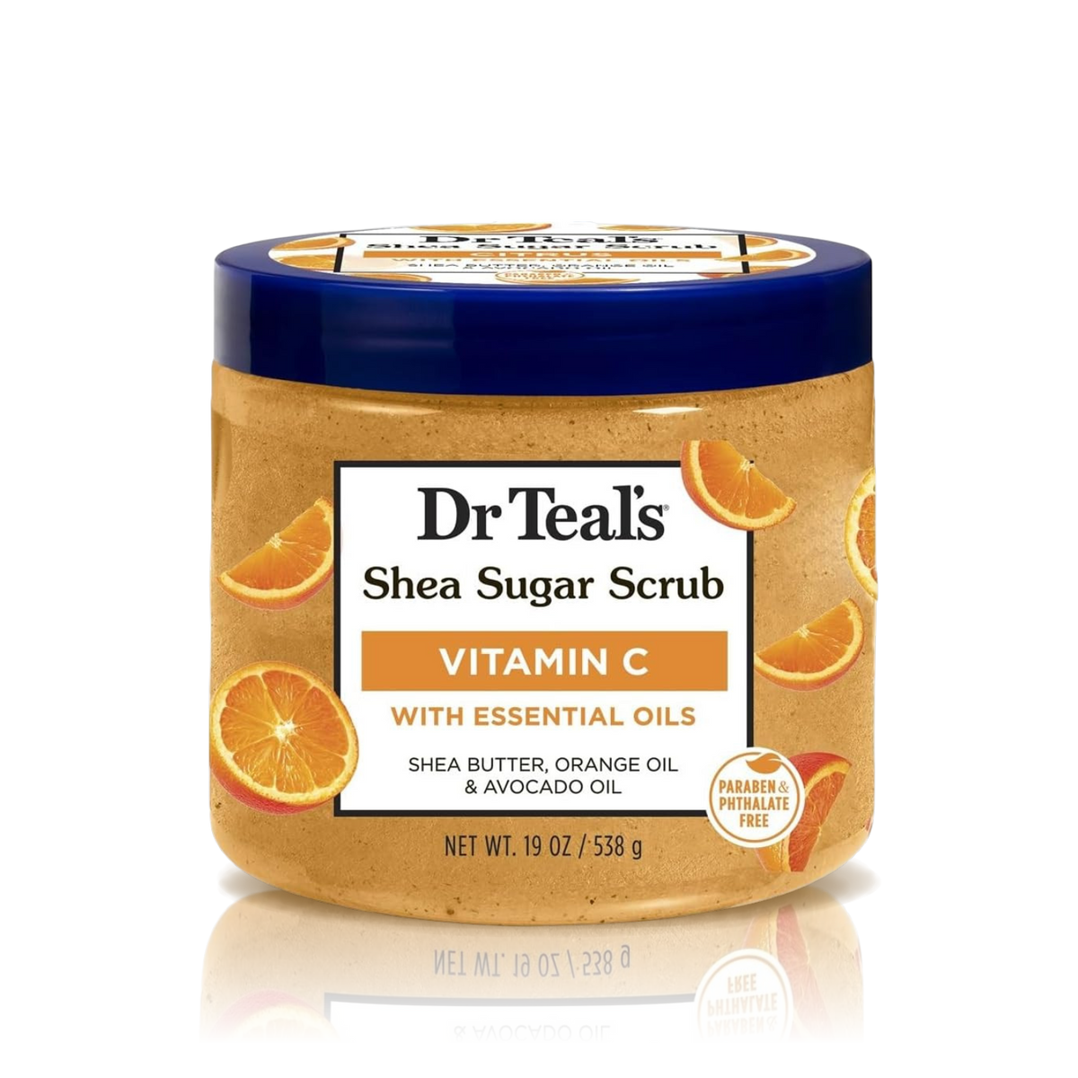 Dr Teals Vitamin C Sugar Scrub 19Oz/ 538Ml
