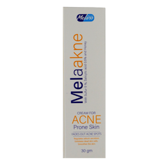 Melano Melaakne Acne Cream, Fades out Acne Spots 30 gm
