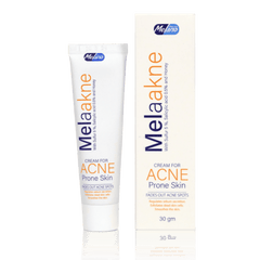 Melano Melaakne Acne Cream, Fades out Acne Spots 30 gm