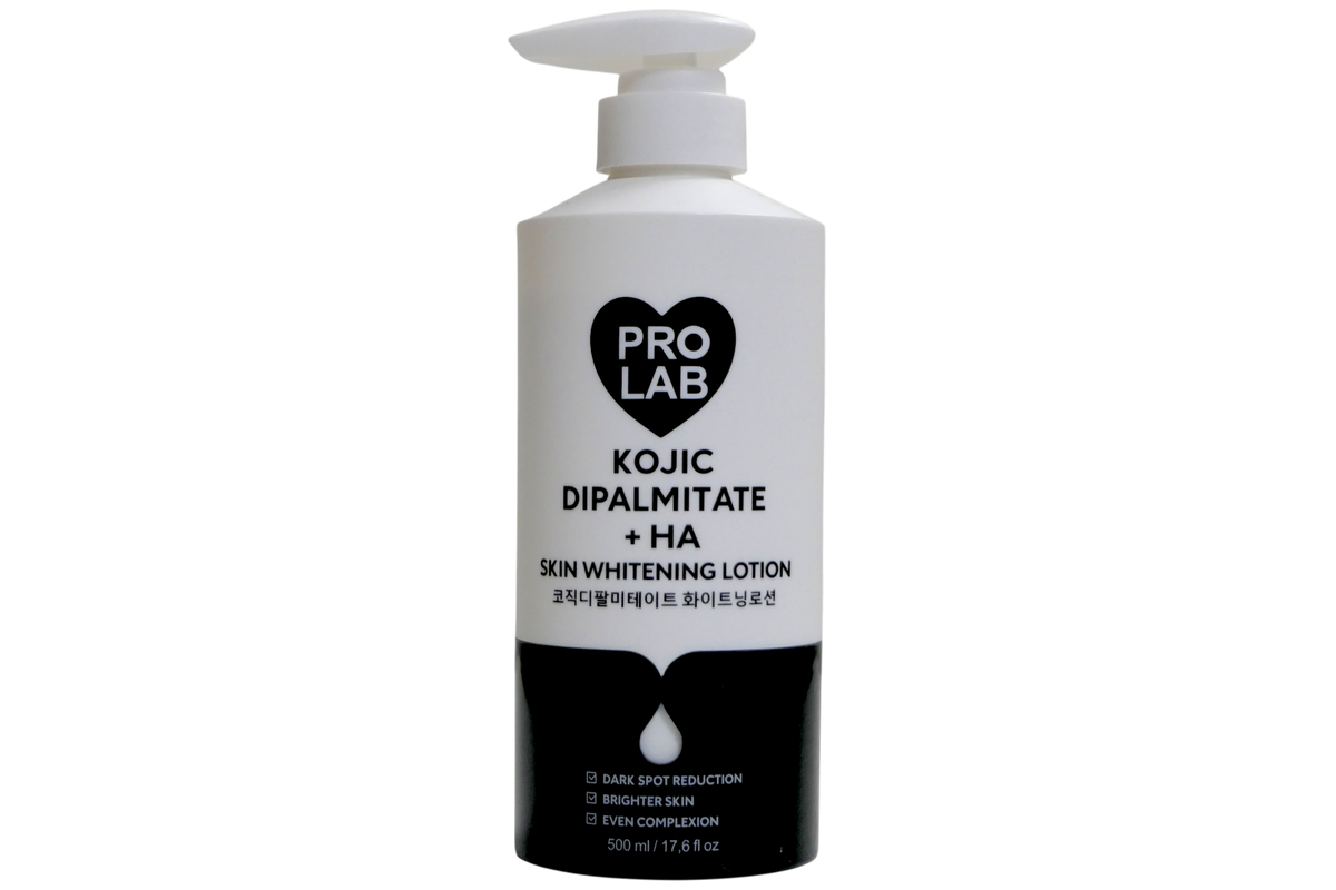 PROLAB Kojic Dipalmitate + Hlyaronic Acid Brightening Body Lotion 500ml- Dark Spots