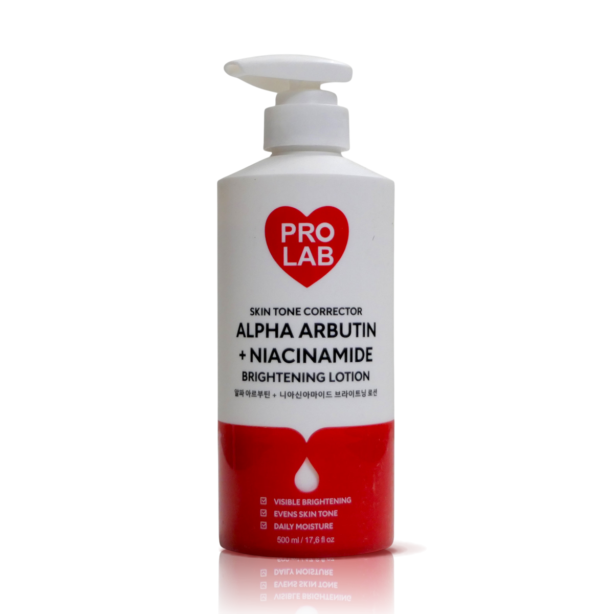 PROLAB Alpha Arbutin + Niacinamide Brightening Body Lotion 500ml - Skin Tone Corrector