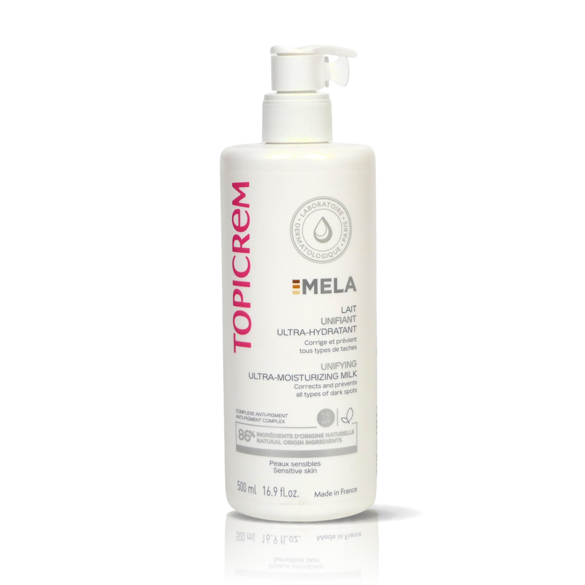 Topicrem MELA Unifying Ultra-Moisturising Milk 500ml
