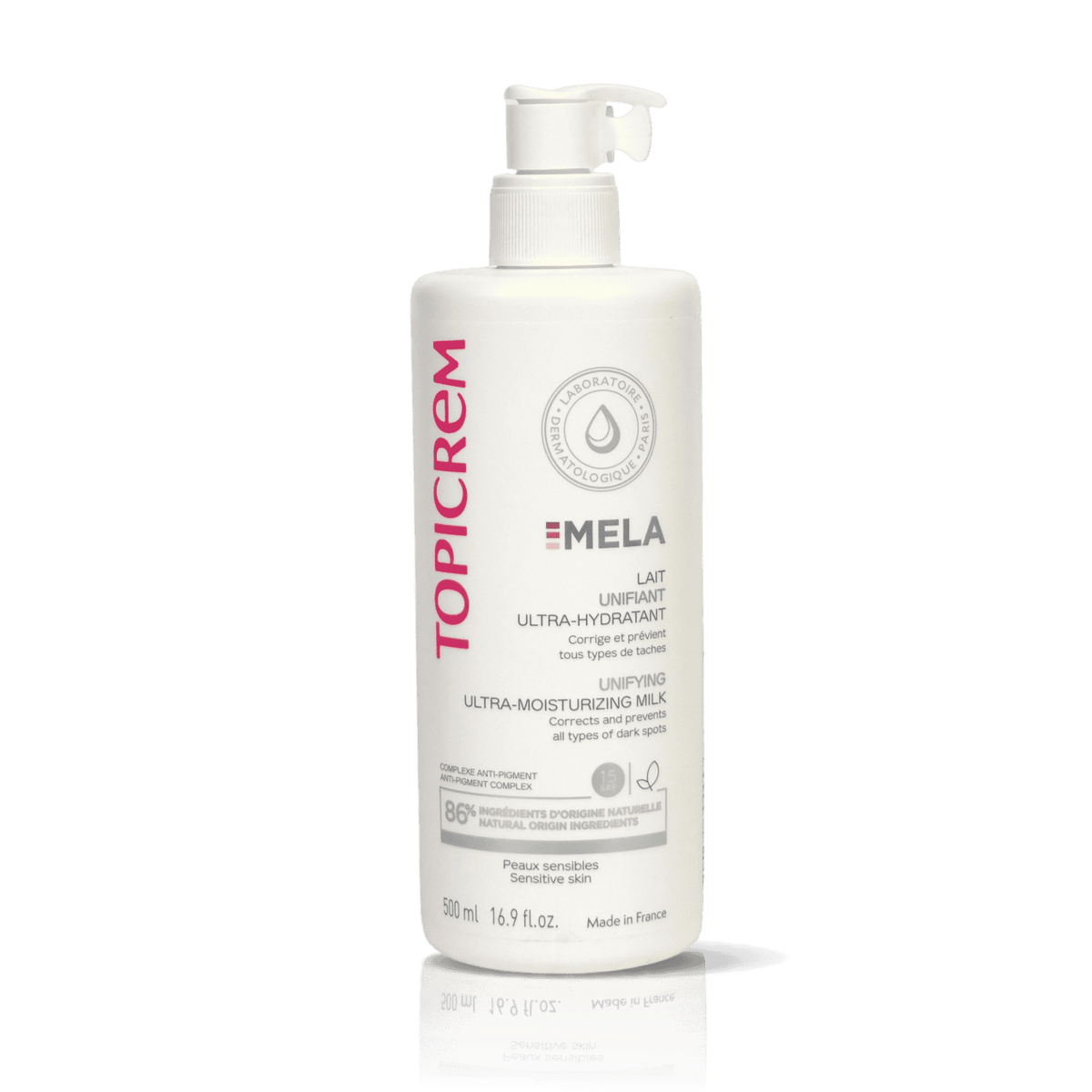 Topicrem MELA Unifying Ultra-Moisturising Milk 500ml